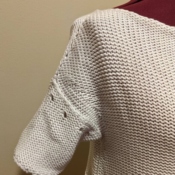 Stella McCartney Boho Knit Mini Dress tunic top – White – Size M/L Made in Italy - Picture 9 of 12